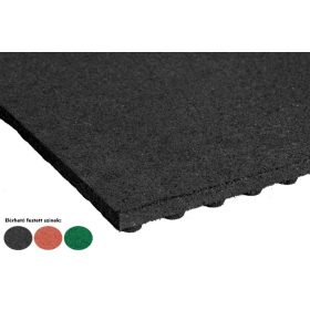 Sportpálya esésvédő gumilap 30mm vastag több színben 1000x1000mm négyzet osztott mintás gumiburkolat