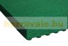 Sports field, playground fall protection rubber sheet in black, green, red 60 mm thick 1000x1000 mm square split pattern rubber covering HIC=2.0 m