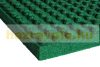 Sports field, playground fall protection rubber sheet in black, green, red 60 mm thick 1000x1000 mm square split pattern rubber covering HIC=2.0 m