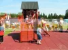Játszótéri esésvédő gumilap összekötő rendszer 40mm vastag  500x500mm
