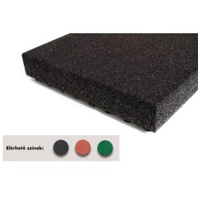 Játszótéri esésvédő gumilap 80mm vastag  több színben 500x500mm négyzet B80