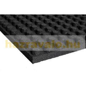 Sportpálya esésvédő gumilap 30mm vastag több színben 1000x1000mm négyzet osztott mintás gumiburkolat