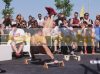 Street sportburkolat 50x1000x1000mm, sima fekete 