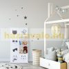 Wardrobe for children's room, children's furniture "Cat" motif shelf system