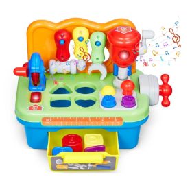   Gyerek szerszámasztal zenével és fénnyel fejlesztő játék 2 éves kortól