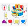 Gyerek szerszámasztal zenével és fénnyel fejlesztő játék 2 éves kortól