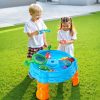Gyerek vízi játékasztal horgászós vízasztal 9 részes szettel, kültéri- és beltéri használatra