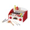 Grill játékkészlet gyerekeknek fából készült grill játékkészlet 3 éves kortól játék fa BBQ készlet