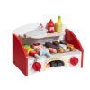 Grill játékkészlet gyerekeknek fából készült grill játékkészlet 3 éves kortól játék fa BBQ készlet