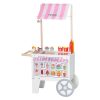 Fagylaltoskocsi gyerekeknek játék árusító kocsi 25 db szettel 3-7 éves gyermekek számára