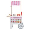 Fagylaltoskocsi gyerekeknek játék árusító kocsi 25 db szettel 3-7 éves gyermekek számára