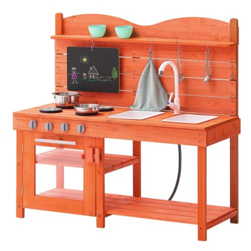 Kerti gyerekkonyha 1050x400x965 mm kreatív szabadtéri játék 