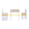 Gyermek ülőgarnitúra, asztallal 2 székkel és paddal 