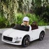 Bentley GT licensed children's electric car with remote control 108x60x43 cm in white