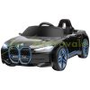 Electric children's car BMW G4 rechargeable battery 3-5 km/h with remote control and multimedia player black
