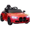Electric children's car BMW M4 3-5 km/h with remote control for 3-5 years old, red