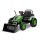 Children's electric dumper 132x62x65 cm seat dumper for children, electric tractor with lifting arms for 3-5 years old green