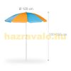 Children's wooden garden bench picnic table with parasol colorful