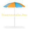 Children's wooden garden bench picnic table with parasol colorful