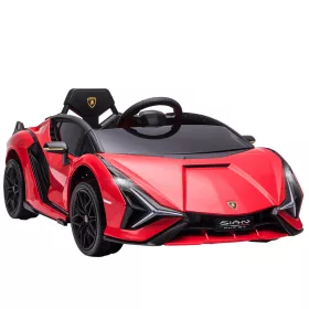   Elektromos gyermekautó Lamborghini SIAN SUV távirányítóval 3-5 éveseknek piros