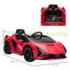 Electric children's car Lamborghini SIAN SUV with remote control for 3-5 years old, red