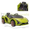 Electric children's car Lamborghini SIAN SUV with remote control for 3-5 years old green