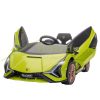 Electric children's car Lamborghini SIAN SUV with remote control for 3-5 years old green