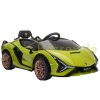 Electric children's car Lamborghini SIAN SUV with remote control for 3-5 years old green