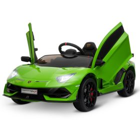   Elektromos gyermekautó 12V Lamborghini SVJ távirányítóval zöld