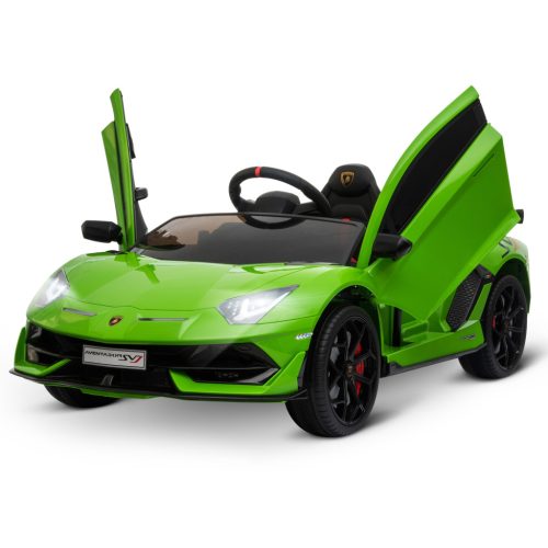 Electric children's car 12V Lamborghini SVJ with remote control green