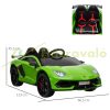 Elektromos gyermekautó 12V Lamborghini SVJ távirányítóval zöld