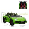 Electric children's car 12V Lamborghini SVJ with remote control green