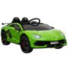 Electric children's car 12V Lamborghini SVJ with remote control green