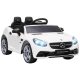 Electric children's car Mercedes SLC 300 with LED headlights with seat belt 3-5 km/h white