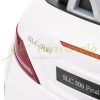 Electric children's car Mercedes SLC 300 with LED headlights with seat belt 3-5 km/h white