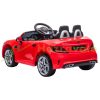 Electric children's car Mercedes SLC 300 with LED headlights with seat belt 3-5 km/h red