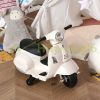VESPA Electric motorcycle children's motorcycle for 18-36 months, 3 km/h white, 66.5 x 38 x 52 cm