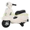 VESPA Elektromos motorkerékpár gyerek motorkerékpár 18-36 hónapos korig, 3 km/h fehér, 66,5 x 38 x 52 cm