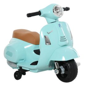   VESPA Elektromos motorkerékpár gyerek motorkerékpár 18-36 hónapos korig, 3 km/h zöld, 66,5 x 38 x 52 cm