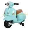VESPA Electric motorcycle children's motorcycle for 18-36 months, 3 km/h green, 66.5 x 38 x 52 cm