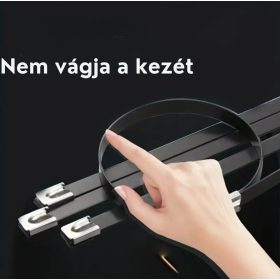  Rozsdamentes epoxi bevonatú gyorskötöző 4,6x200 mm kábelkötegelő, 100 darabos