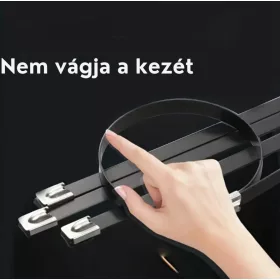   Rozsdamentes epoxi bevonatú gyorskötöző 4,6x200 mm kábelkötegelő, 100 darabos