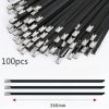 Rozsdamentes epoxi bevonatú gyorskötöző 4,6x360 mm kábelkötegelő, 100 darabos