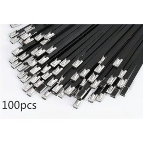   Rozsdamentes epoxi bevonatú gyorskötöző 7,9x200 mm kábelkötegelő, 100 darabos