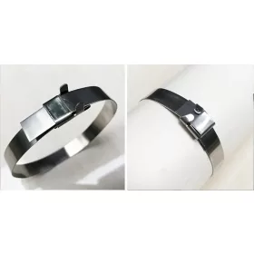   Kioldható rozsdamentes L típusú gyorskötöző 15x300 mm kábelkötegelő, 100 darabos