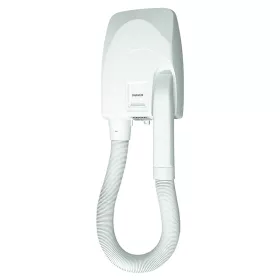   Atelier-1000 fali hajszárító gégecsöves, biztonsági kivitel, 1000W, flexibilis csővel ipari és szállodai uszodai és edzőtermi kivitel