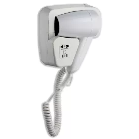   Viento-Shawer szállodai hajszárító fiókba vagy falra szerelhető, 1200W, nyomógombos, borotvakonnek­torral, hotel és ipari kivitel