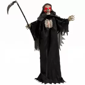   Animált kaszás halloween dekoráció 170 cm magas világító szemekkel, mozgással és hanghatásokkal