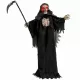 Animált kaszás halloween dekoráció 170 cm magas világító szemekkel, mozgással és hanghatásokkal