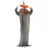 Animált bohóc halloween dekoráció 183 cm magas mozgással, világító szemekkel és nevetéssel